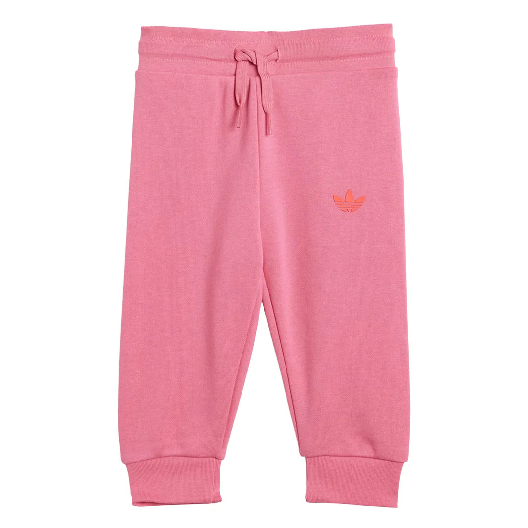 adidas - Girls' (Infant & Toddler) Trefoil Crew Set (JY0137) - Image 3