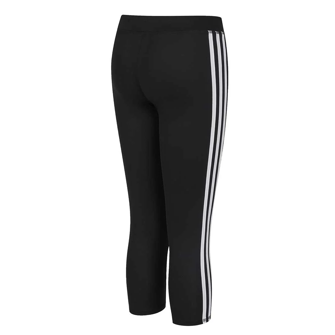 adidas - Girls' (Junior) 3 Stripes 7/8 Tights (GA2735) - Image 2