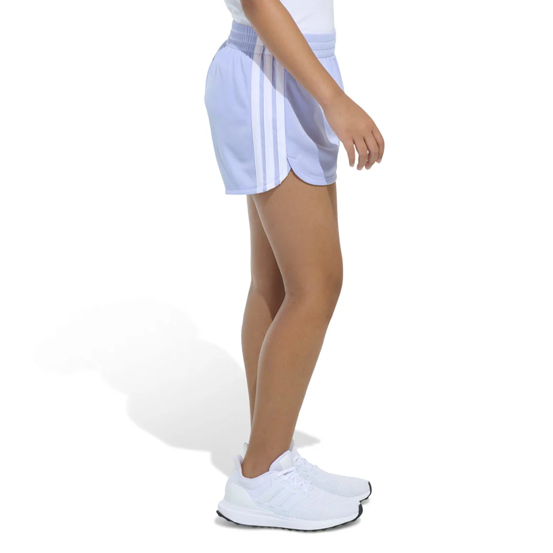 adidas - Girls' (Junior) 3-Stripes Mesh Pacer Shorts (JK0516) - Image 4