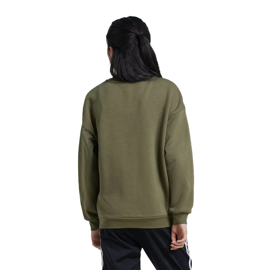 adidas - Girls' (Junior) Boyfriend Crew Sweatshirt (IX7641) - Image 3