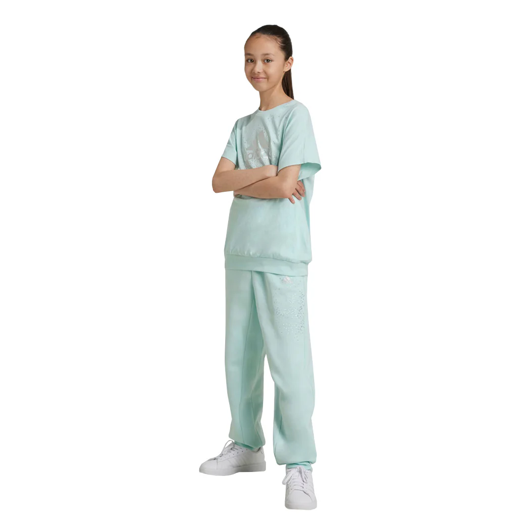 adidas - Girls' (Junior) Glam Sweatpant (IV9431) - Image 2