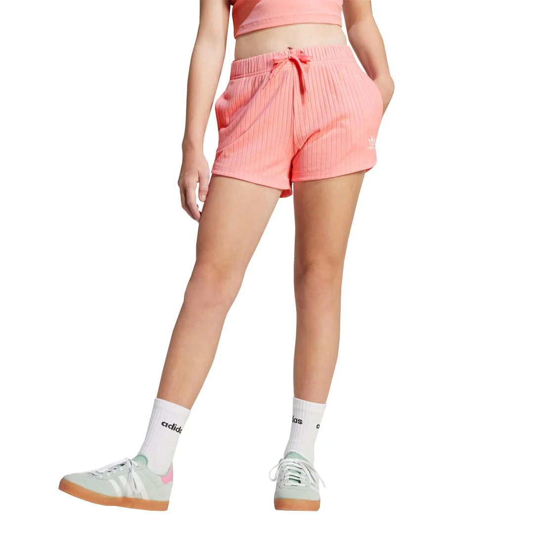 adidas - Girls' (Junior) Ribbed Shorts (JC8434) - Image 2