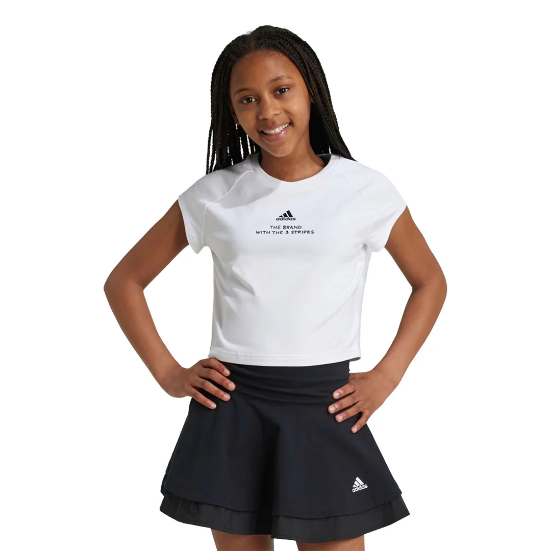 adidas - Girls' (Junior) Street Jam Short T-Shirt (IV9423) - Image 2