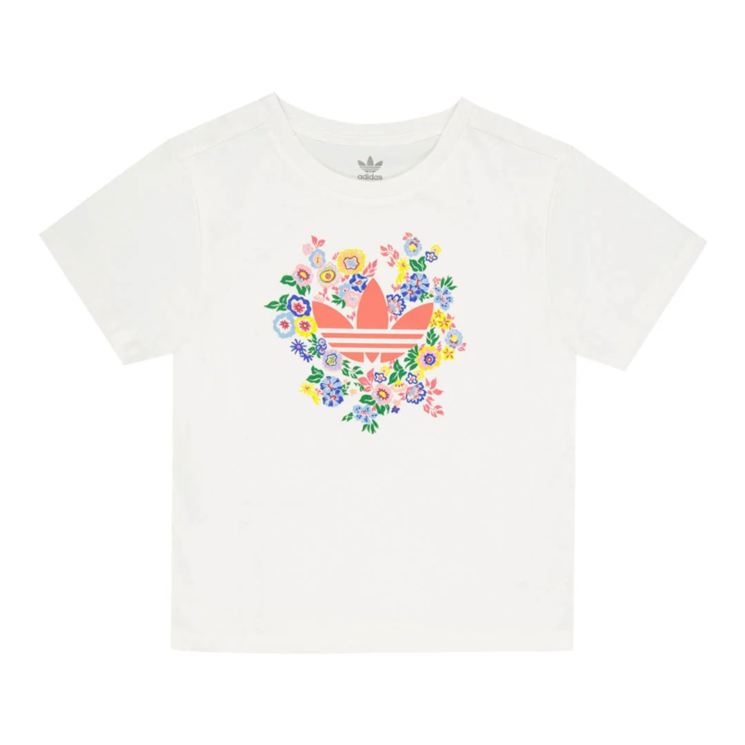 adidas - Girls' (Toddler & Junior) adidas Originals x Liberty London Cycling T-Shirt & Shorts Set (JC8068) - Image 2