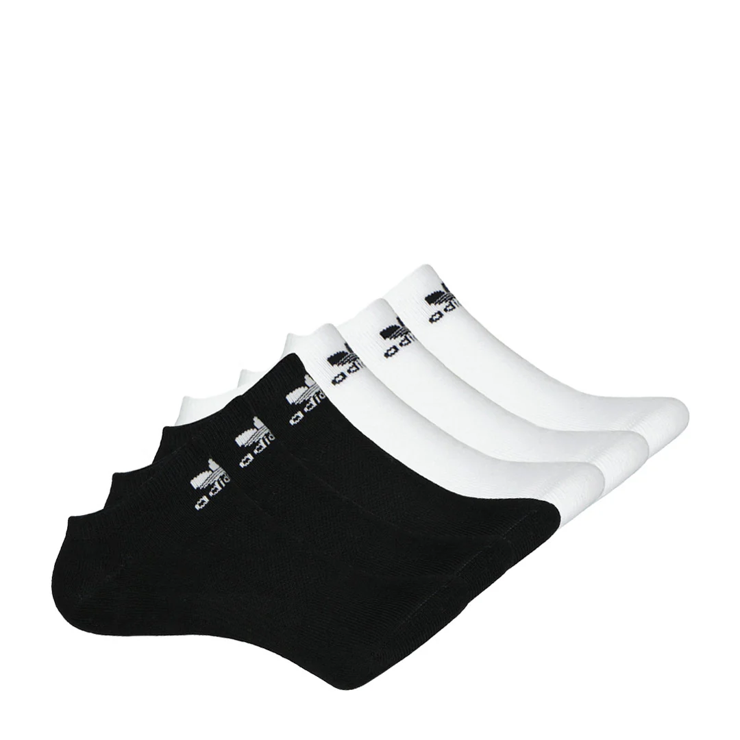 adidas - Kids' 6 Pack Trefoil No Show Socks (CH8398)