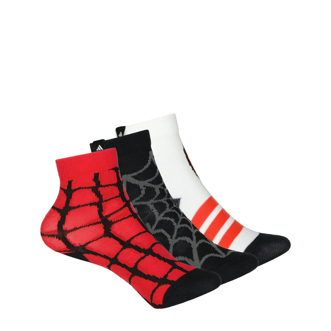 adidas - Kids' adidas x Marvel Spider-Man 3 Pack Socks (JM1827)