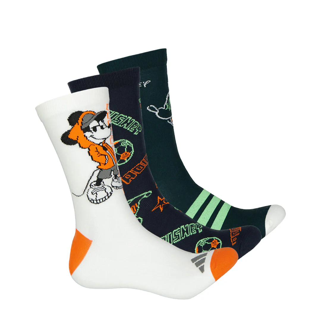adidas - Kids' Disney Mickey Mouse 3 Pack Socks (JM1808-A)