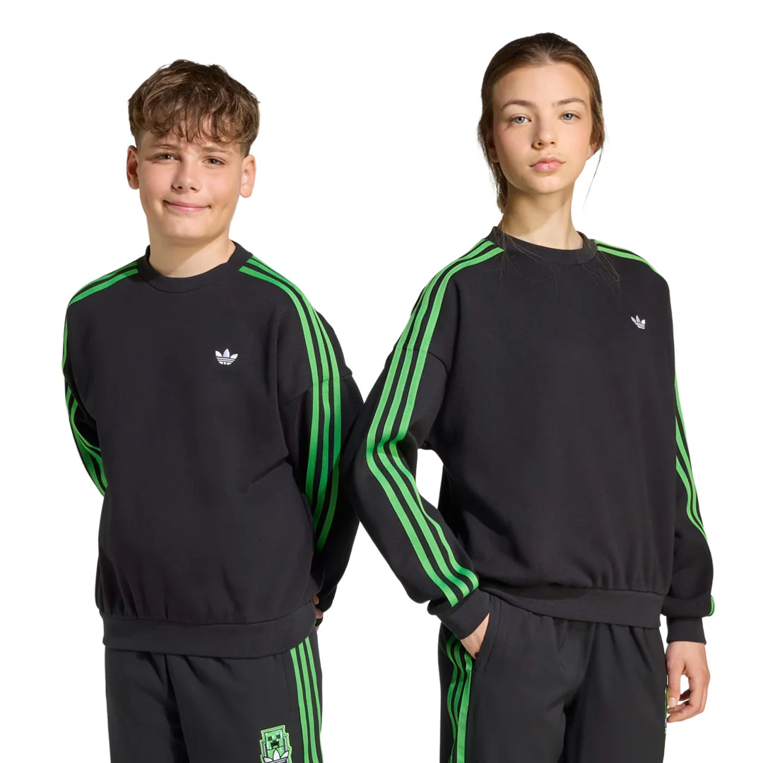 adidas - Kids' (Junior) adidas Originals x Minecraft Crew Sweater (JW7723) - Image 2