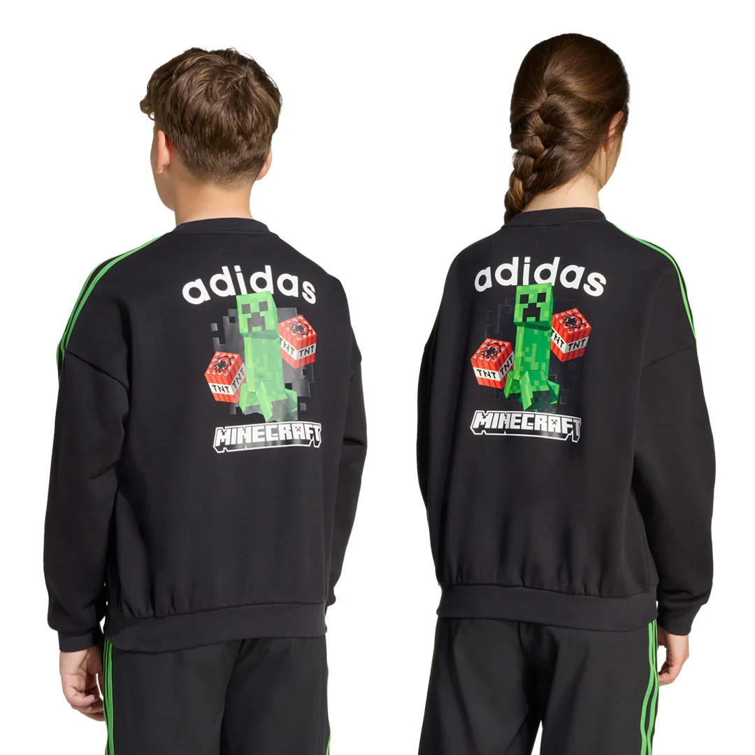adidas - Kids' (Junior) adidas Originals x Minecraft Crew Sweater (JW7723) - Image 3