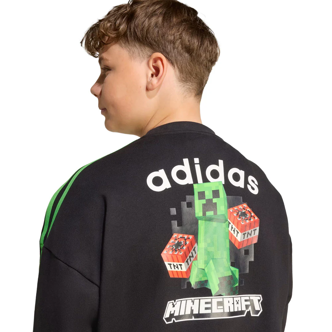 adidas - Kids' (Junior) adidas Originals x Minecraft Crew Sweater (JW7723) - Image 4