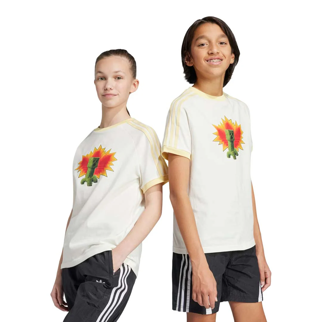 adidas - Kids' (Junior) adidas Originals x Minecraft Graphic T-Shirt (JZ9930) - Image 2