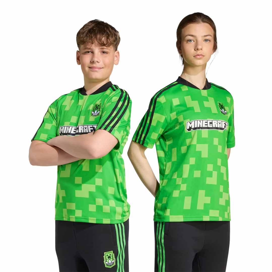 adidas - Kids' (Junior) adidas Originals x Minecraft Jersey (KD9839) - Image 2