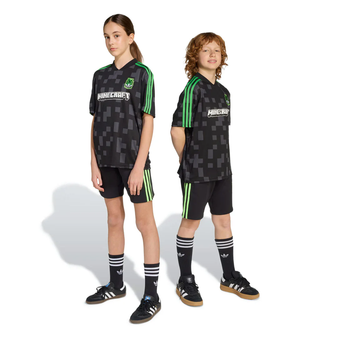 adidas - Kids' (Junior) adidas Originals x Minecraft Shorts (KD9828) - Image 2