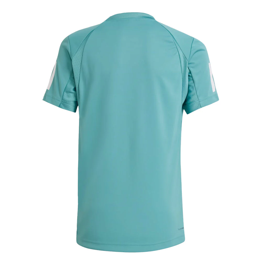 adidas - Kids' (Junior) Club Tennis 3-Stripes T-Shirt (JX8206) - Image 2