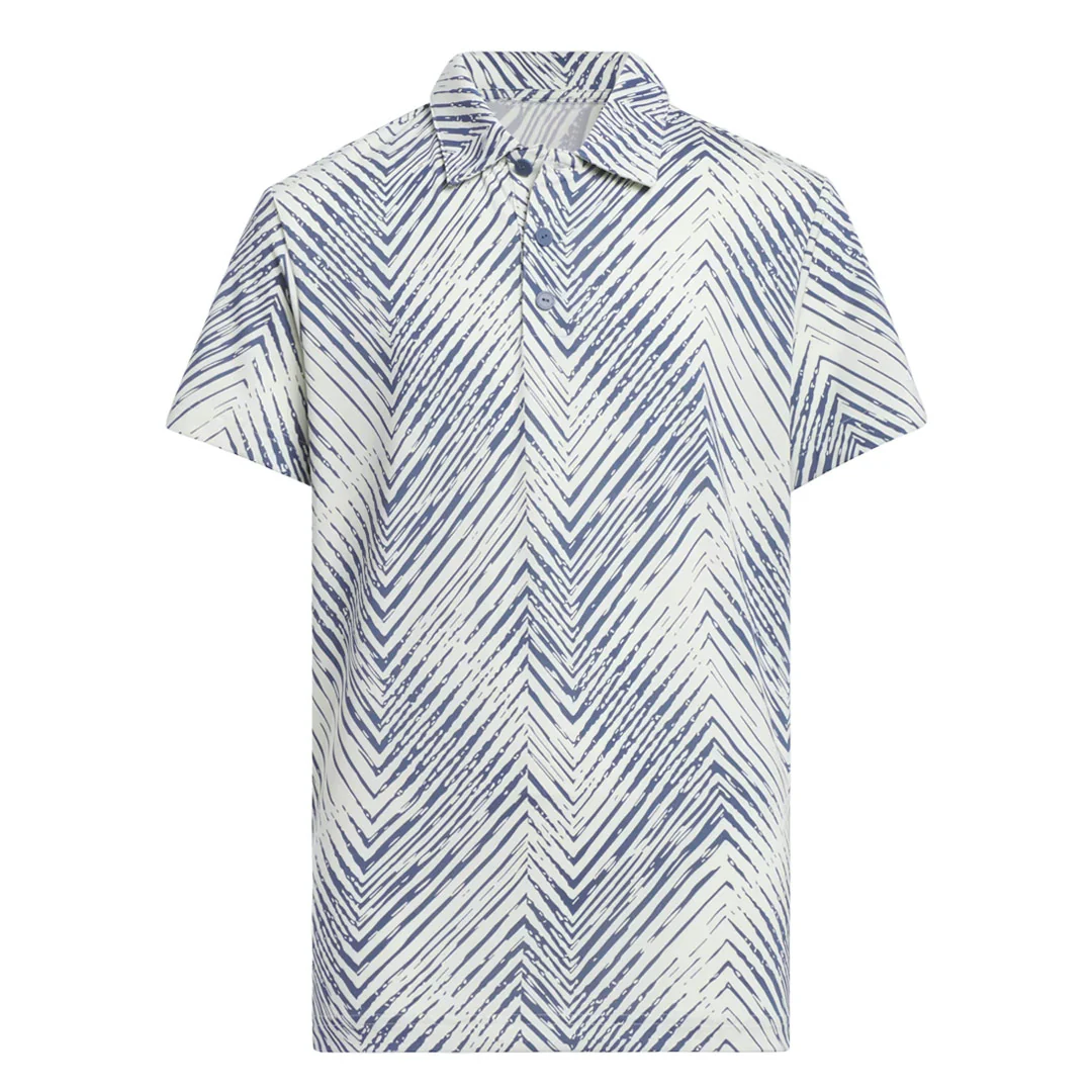 adidas - Kids' (Junior) Herringbone Scripted Polo (IM8255)