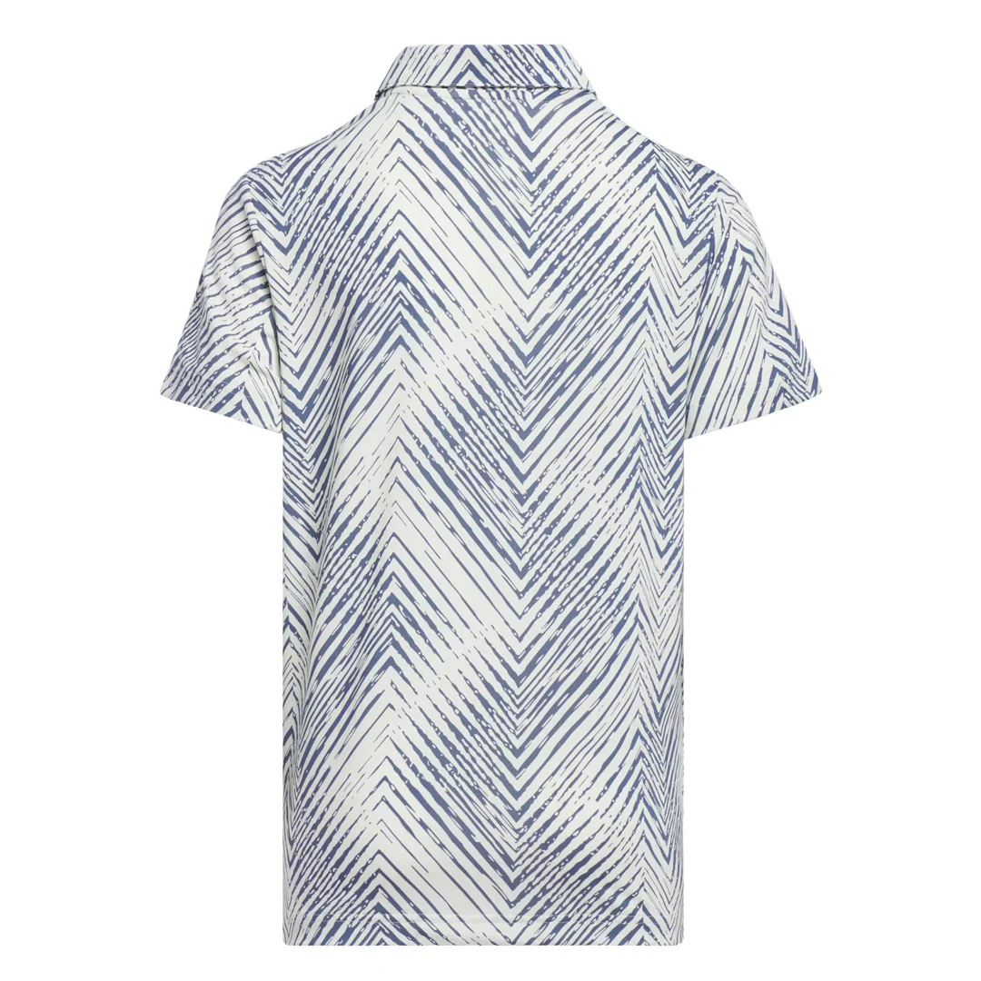 adidas - Kids' (Junior) Herringbone Scripted Polo (IM8255) - Image 2