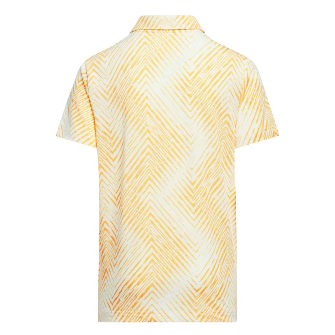 adidas - Kids' (Junior) Herringbone Scripted Polo (IU3501) - Image 2