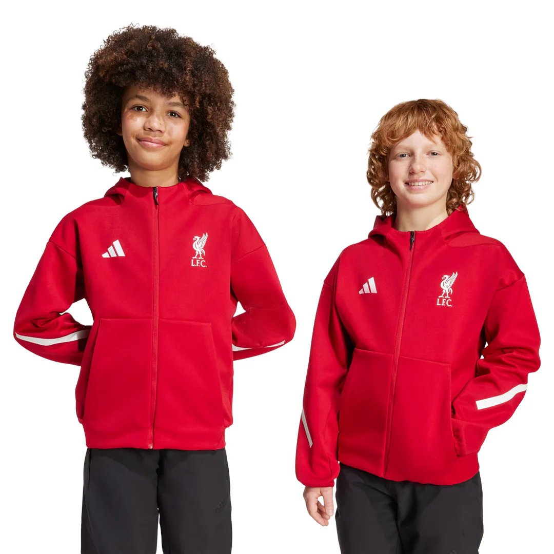 adidas - Kids' (Junior) Liverpool FC Adidas Z.N.E. Anthem Jacket (JW5482) - Image 2