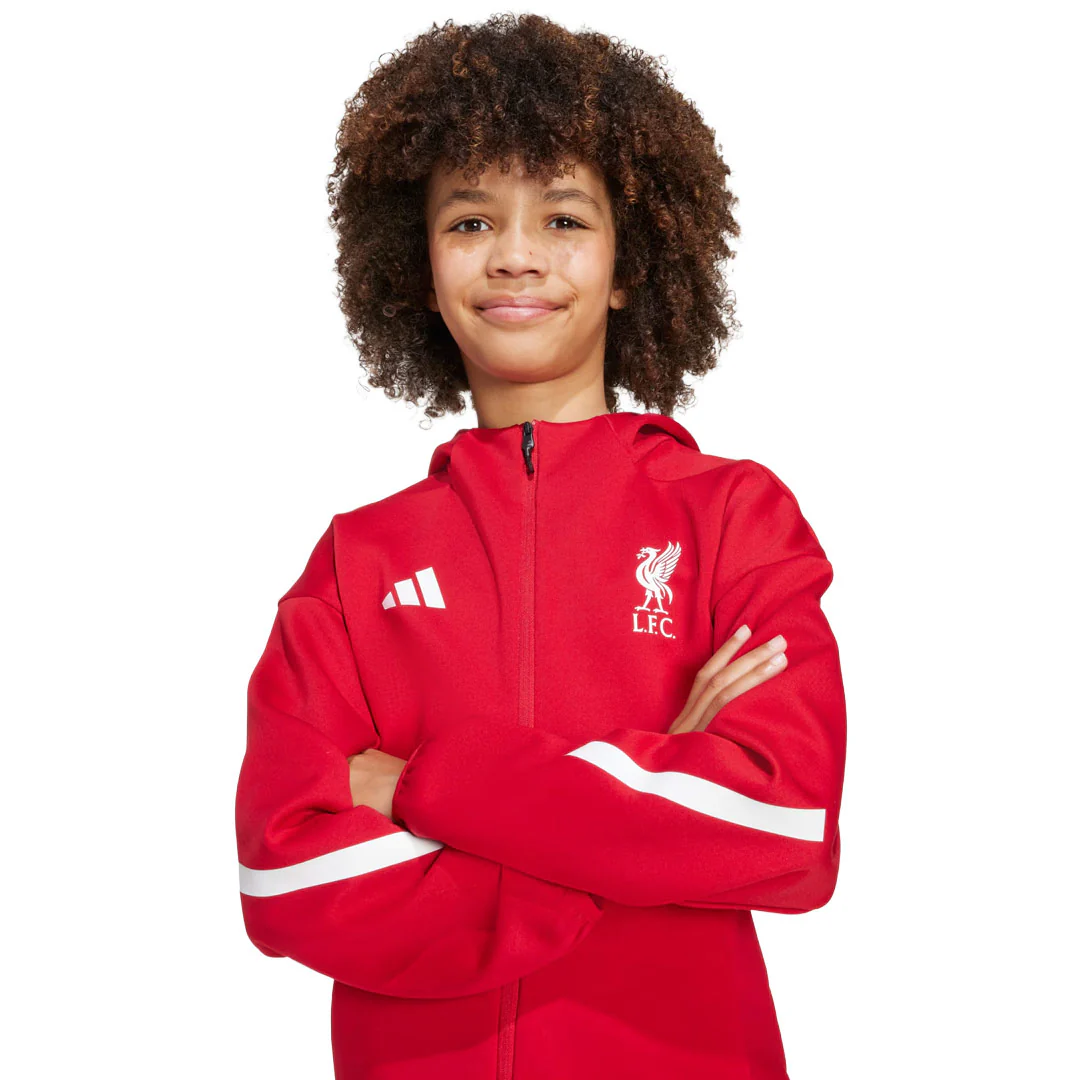 adidas - Kids' (Junior) Liverpool FC Adidas Z.N.E. Anthem Jacket (JW5482) - Image 4