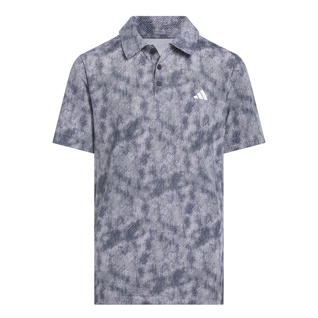 adidas - Kids' (Junior) Performance Textured Print Polo (JW4145)