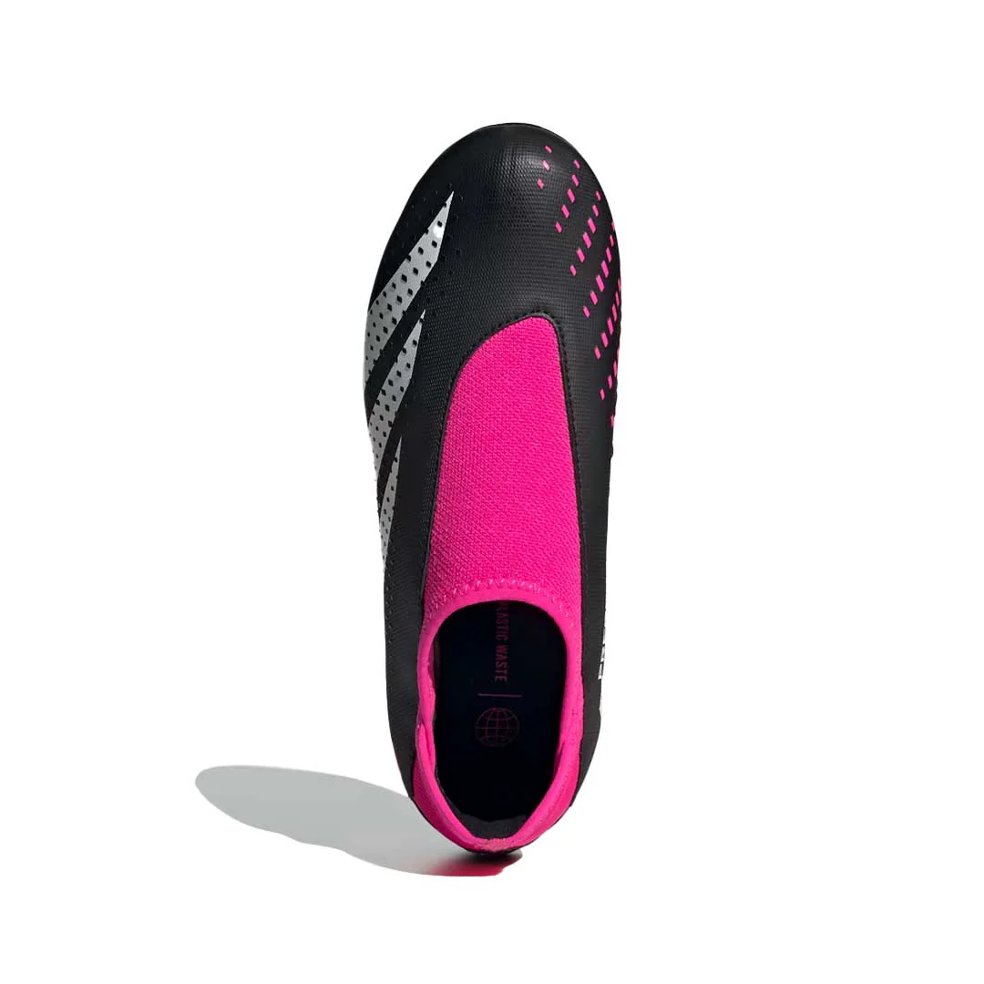 adidas - Kids' (Junior) Predator Accuracy.3 Laceless Firm Ground Cleats (GW4606) - Image 4