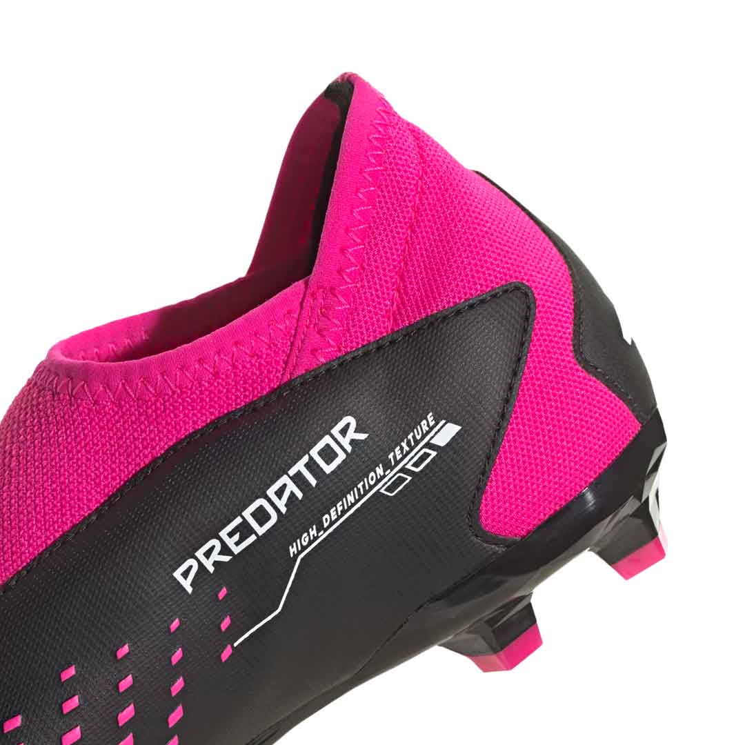 adidas - Kids' (Junior) Predator Accuracy.3 Laceless Firm Ground Cleats (GW4606) - Image 7