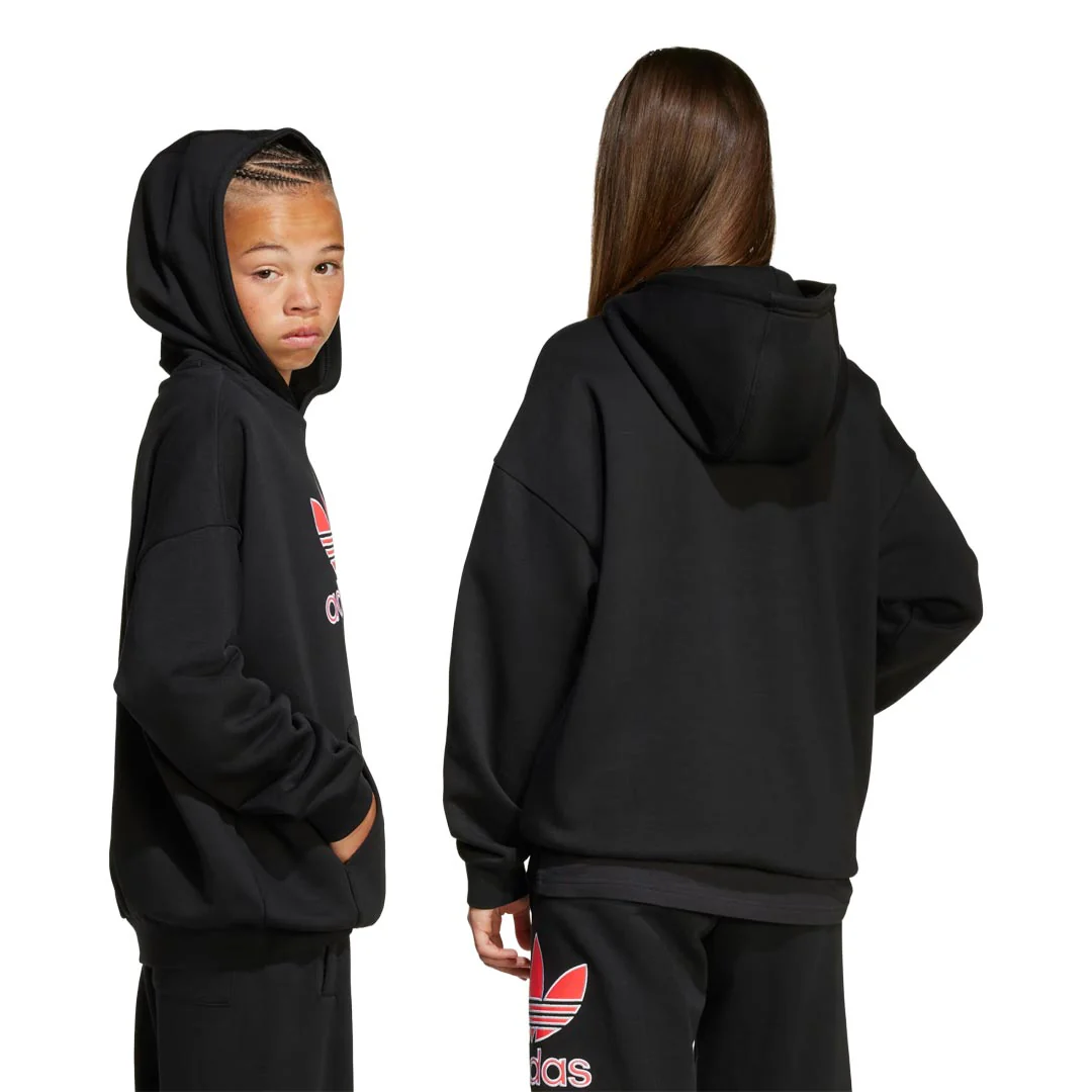 adidas - Kids' (Junior) Trefoil Hoodie (JV8650) - Image 3