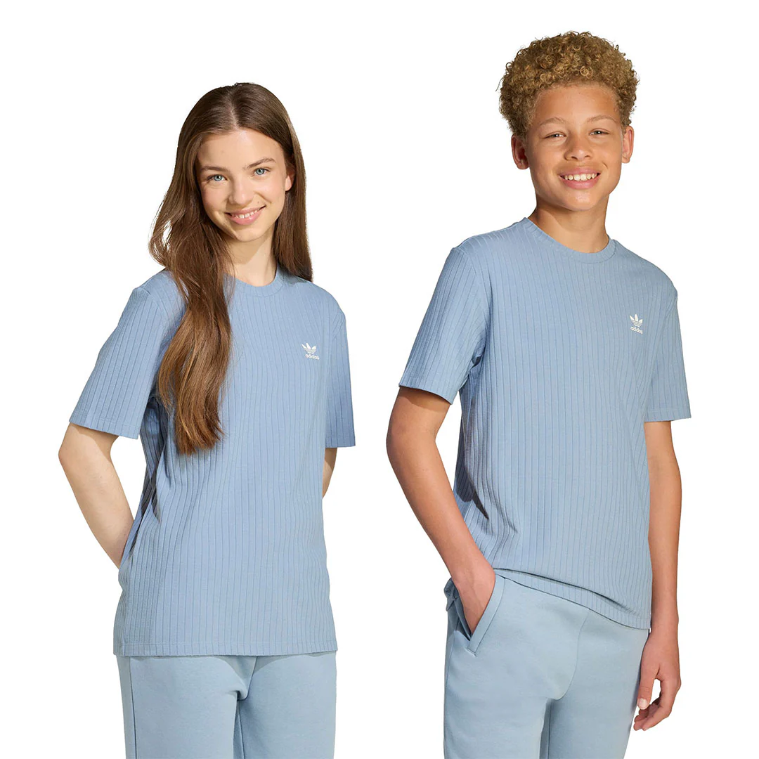 adidas - Kids' (Junior) Wide Rib T-Shirt (JX5181) - Image 2