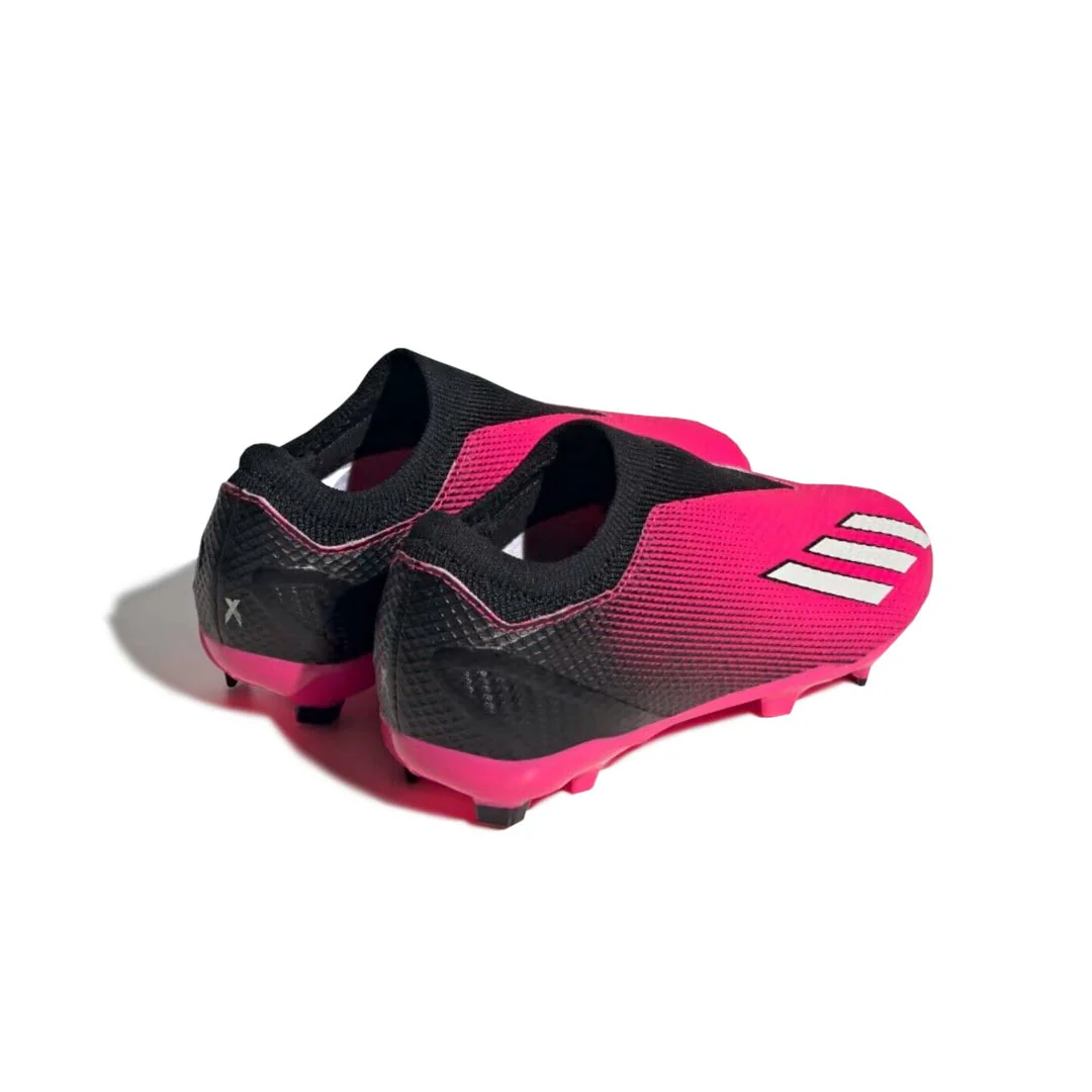 adidas - Kids' (Junior) X Speedportal.3 Laceless Firm Ground Soccer Cleats (GZ5061) - Image 4