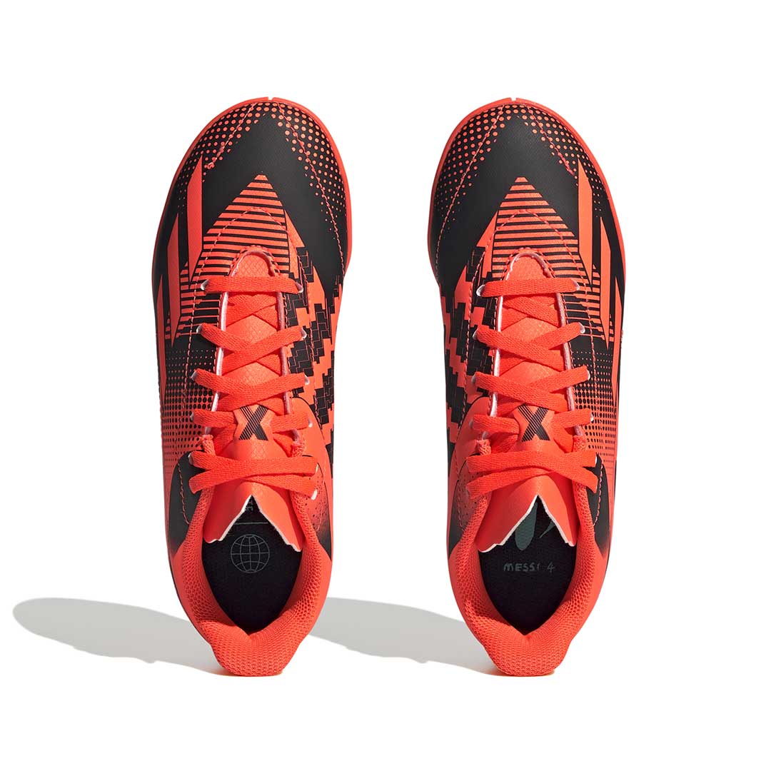 adidas - Kids' (Junior) X Speedportal Messi.4 Indoor Soccer Shoes (GZ5138) - Image 4