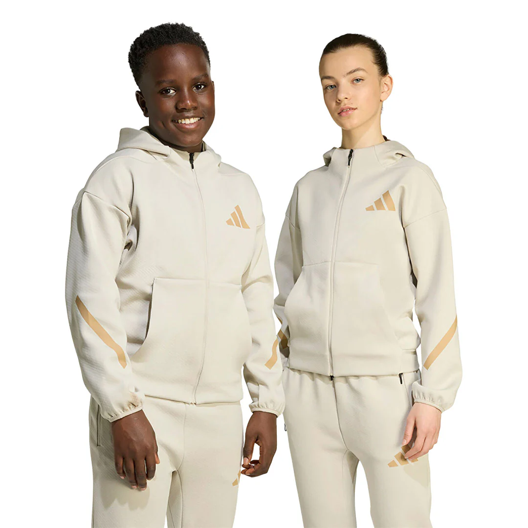 adidas - Kids' (Junior) Z.N.E. Full-Zip Hooded Track Jacket (JW4005) - Image 2