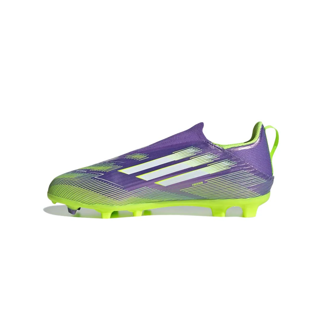 adidas - Kids' (Preschool) F50 League Laceless Firm/Multi Ground Cleats (JH7743) - Image 2