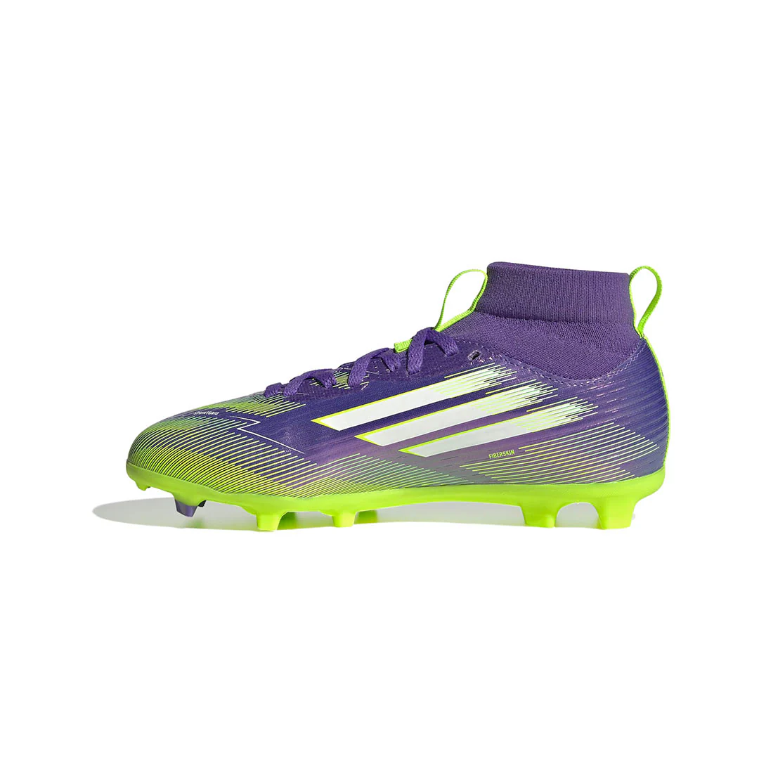 adidas - Kids' (Preschool) F50 League Mid Firm/Multi Ground Cleats (JI3547) - Image 2