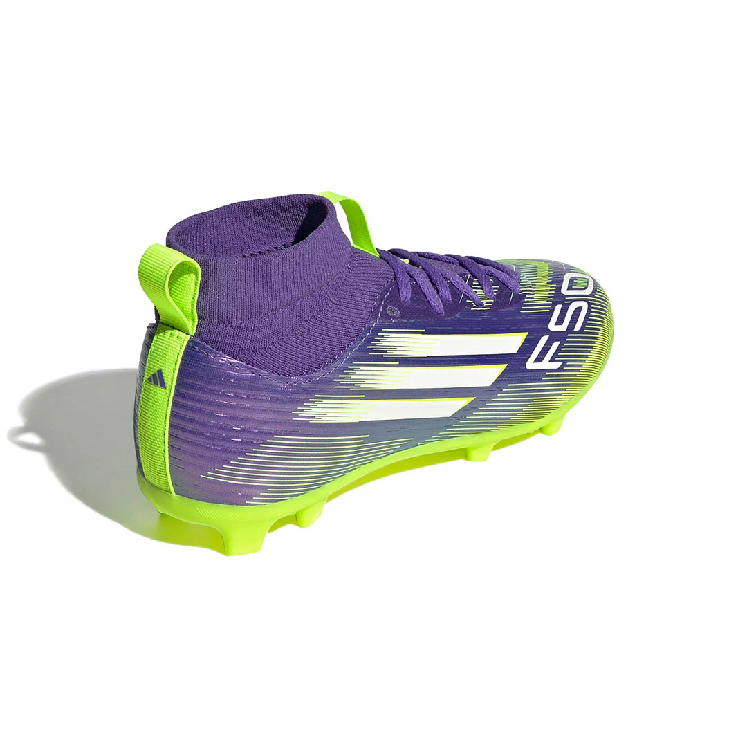 adidas - Kids' (Preschool) F50 League Mid Firm/Multi Ground Cleats (JI3547) - Image 3