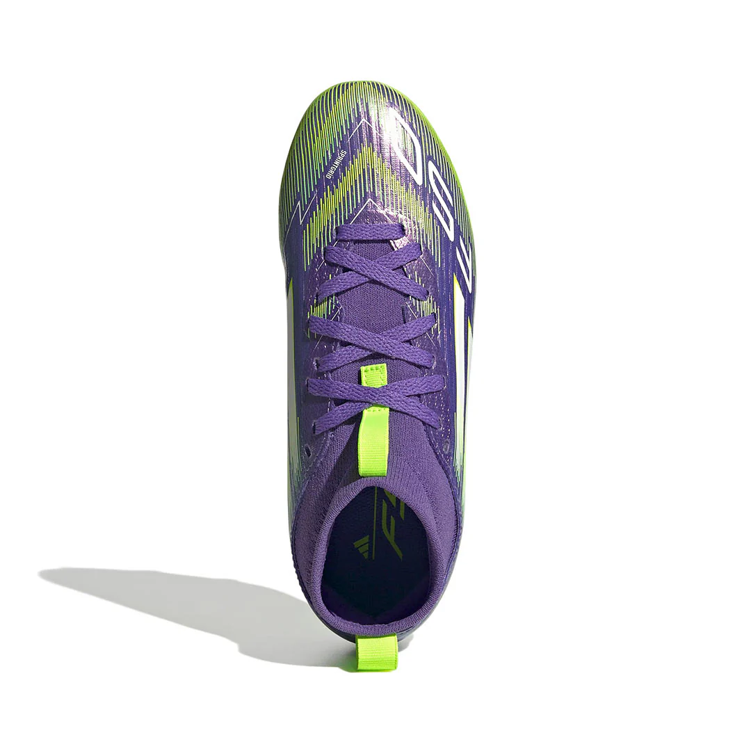 adidas - Kids' (Preschool) F50 League Mid Firm/Multi Ground Cleats (JI3547) - Image 4