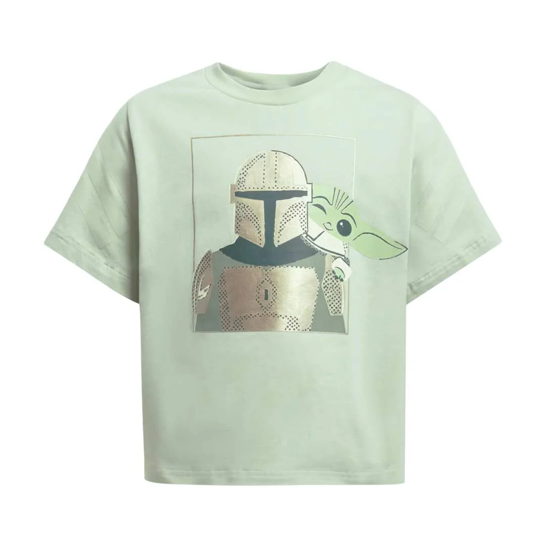 adidas - Kids' (Toddler & Junior) adidas x Disney Star Wars Mandalorian Shorts & T-Shirt Set (JF3648) - Image 2