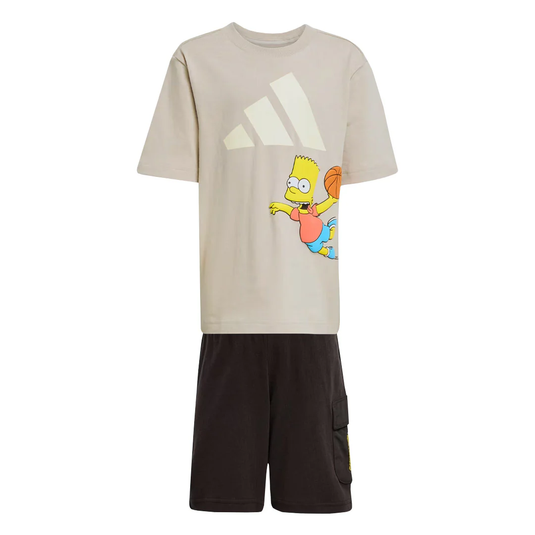 adidas - Kids' (Toddler & Junior) adidas x The Simpsons T-Shirt & Short Set (JL9196)