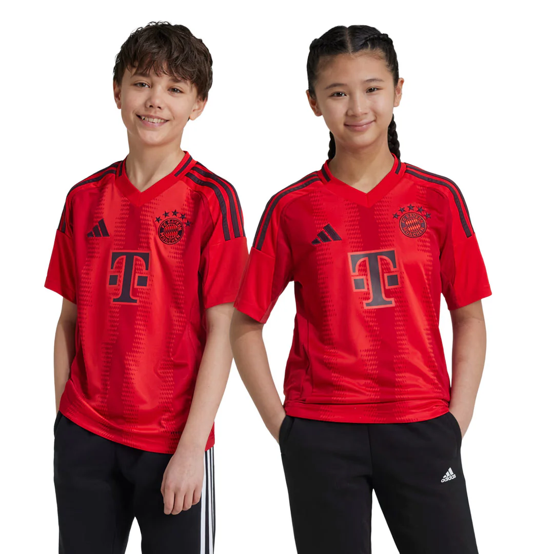 adidas - Kids' (Youth) FC Bayern 24/25 Home Jersey (IT2249) - Image 2