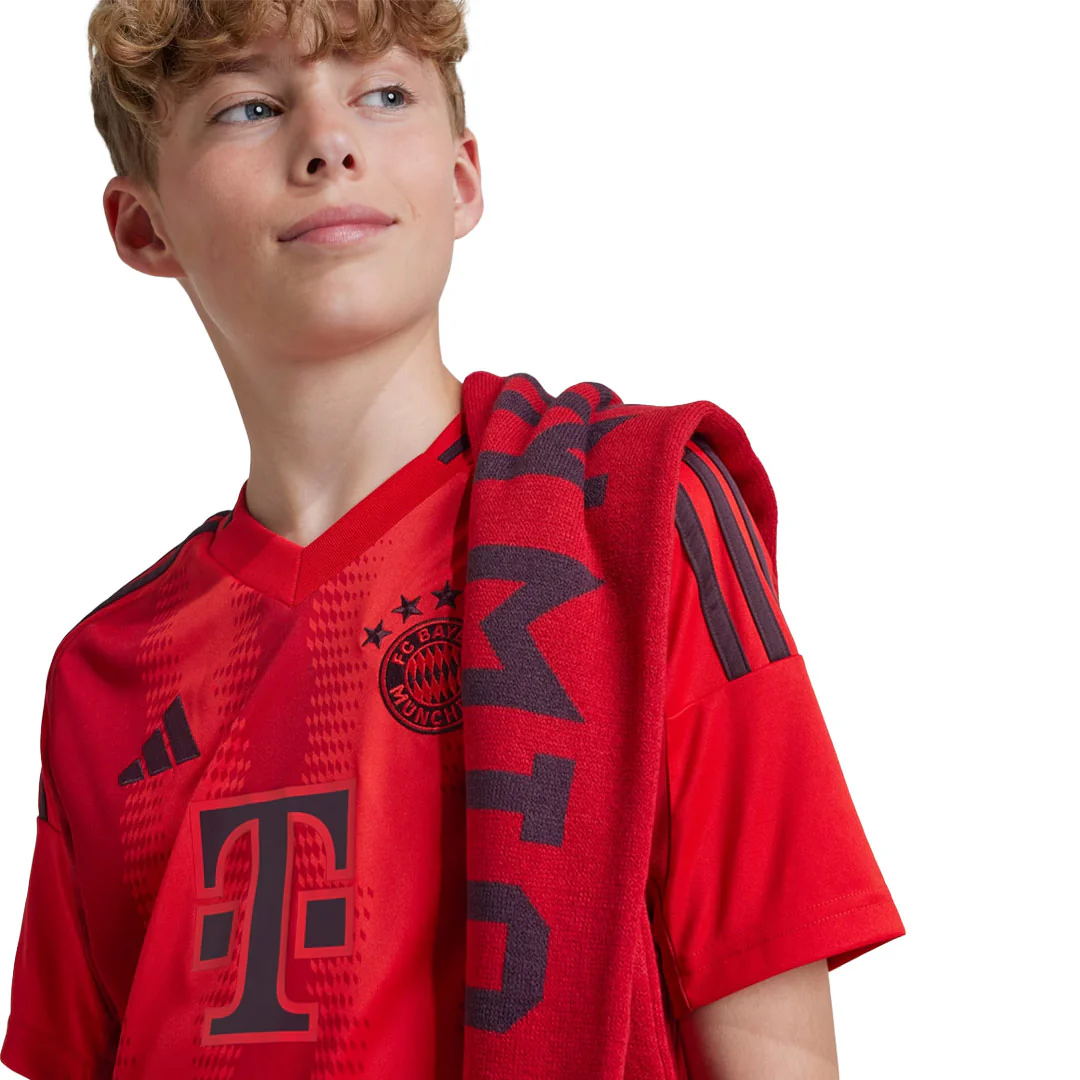adidas - Kids' (Youth) FC Bayern 24/25 Home Jersey (IT2249) - Image 4