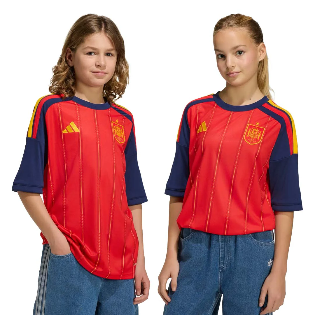adidas - Kids' (Youth) Spain 2026 Home Jersey (JZ5757) - Image 2
