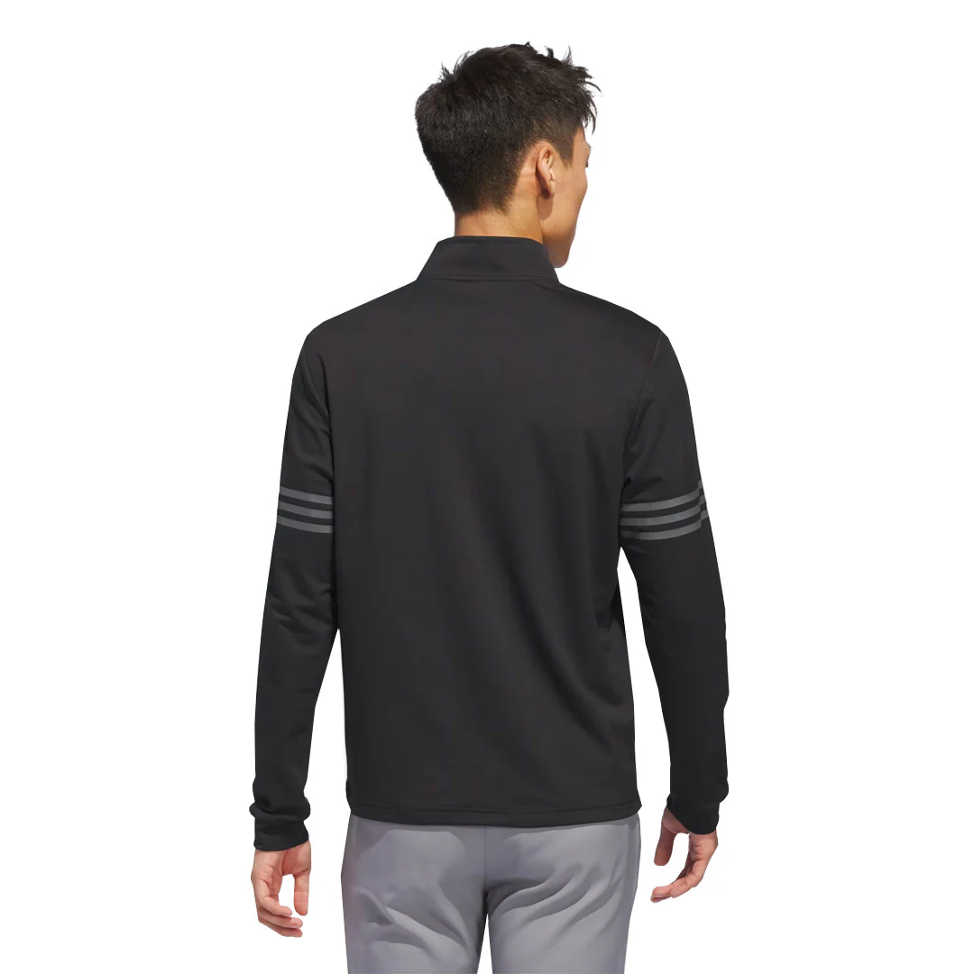 adidas - Men's Adi 3-Stripes 1/2 Zip Pullover Sweater (IS7132) - Image 3