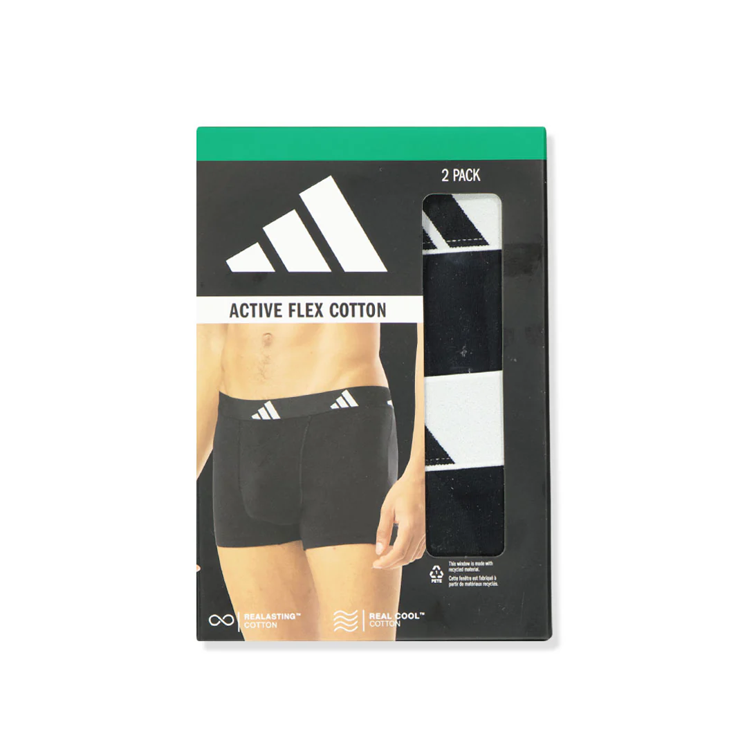 adidas - Men's Active Flex 2 Pack Cotton Trunk Brief (JK3954) - Image 2