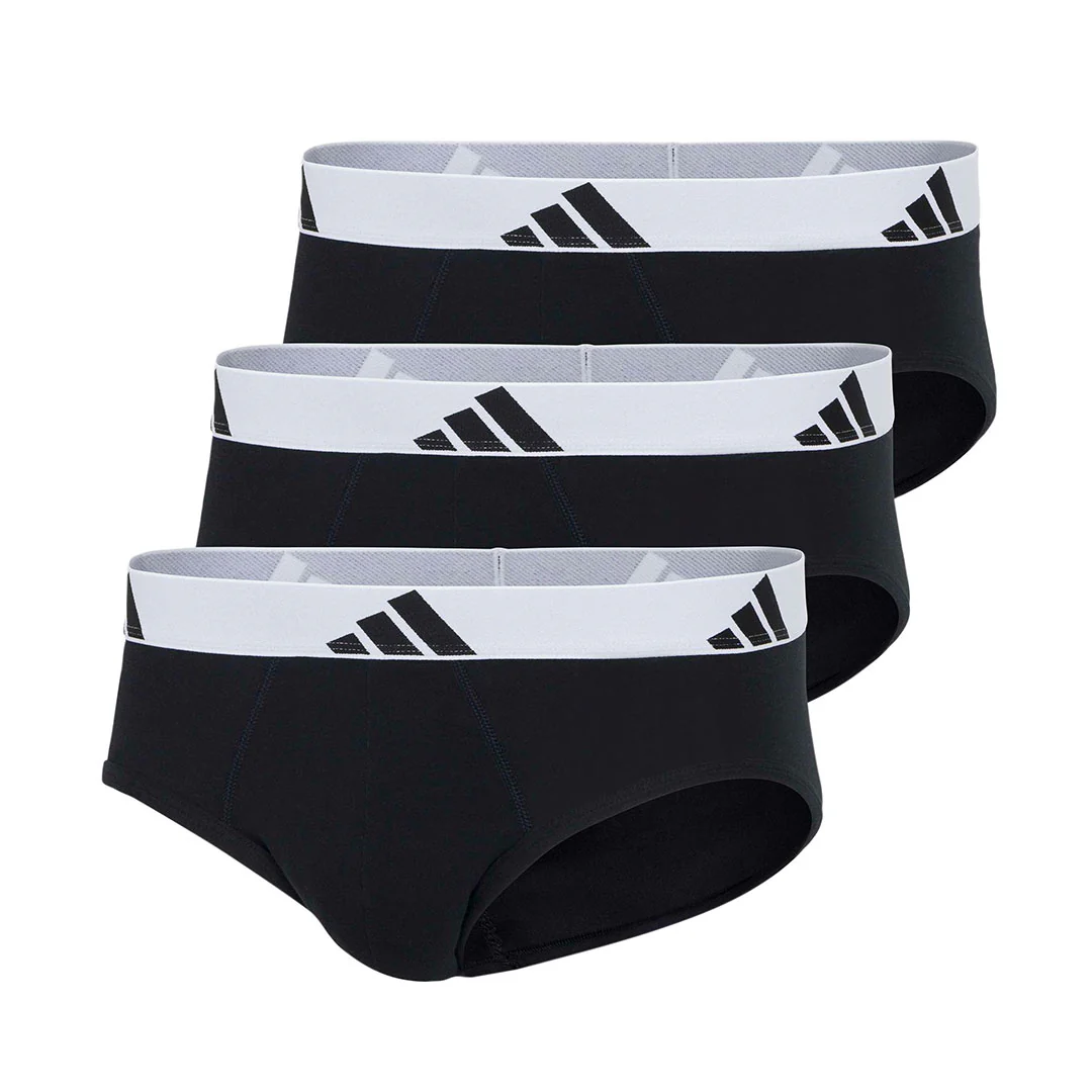adidas - Men's Active Flex 3 Pack Cotton Brief (JK3937)