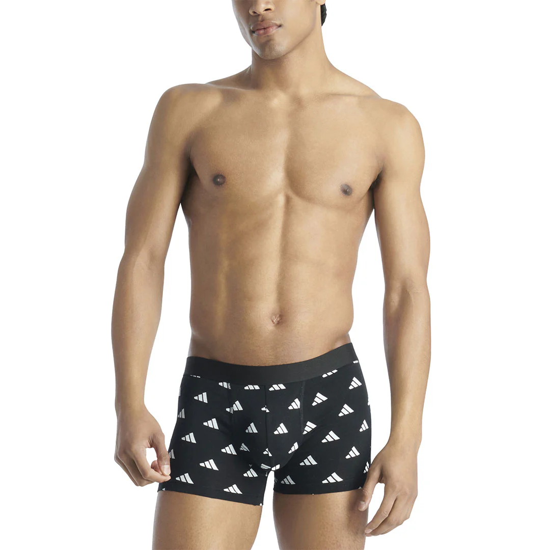 adidas - Men's Active Flex 3 Pack Cotton Trunk Brief (JK3952) - Image 3