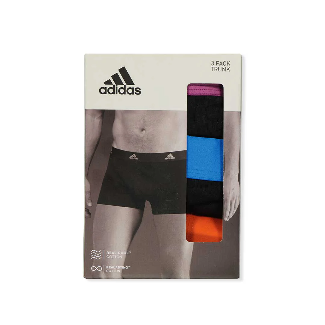 adidas - Men's Active Flex 3 Pack Cotton Trunks (4A1M02 071) - Image 2