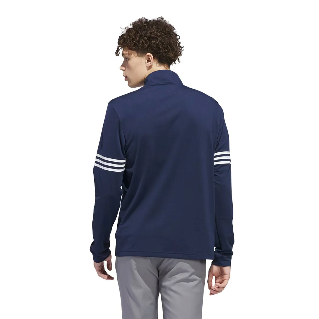 adidas - Men's Adi 3-Stripes 1/2 Zip Pullover Sweater (IU4504) - Image 3