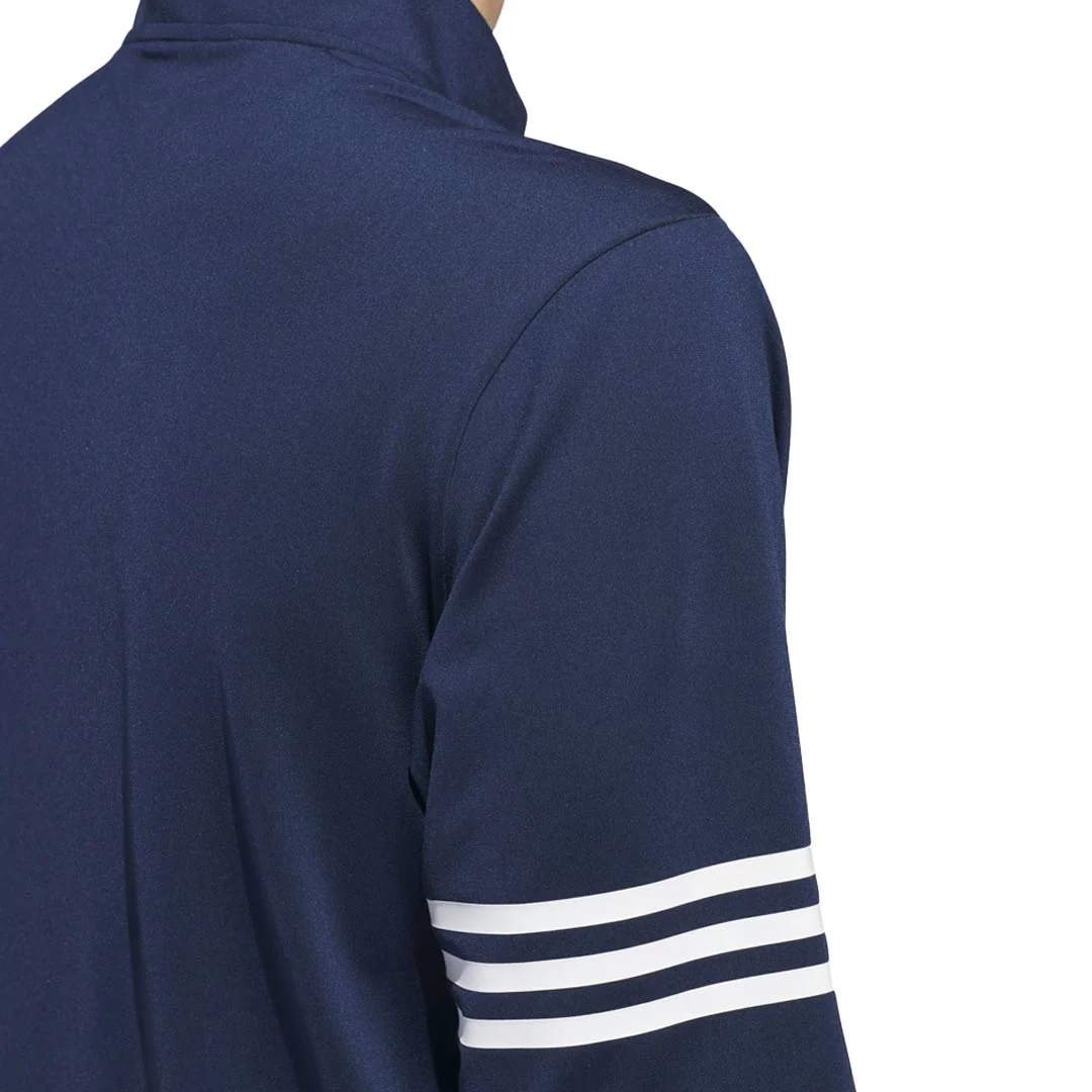 adidas - Men's Adi 3-Stripes 1/2 Zip Pullover Sweater (IU4504) - Image 5