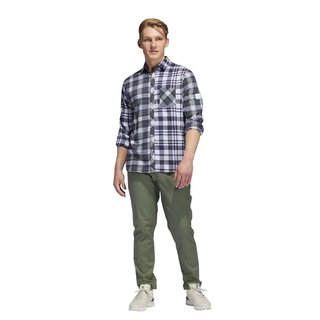adidas - Men's Adicross Flannel Shirt (HF9100) - Image 4