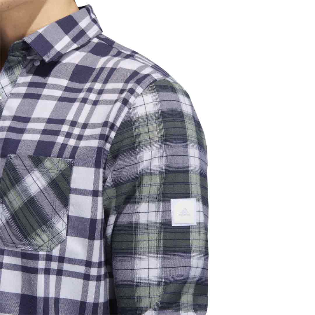 adidas - Men's Adicross Flannel Shirt (HF9100) - Image 5