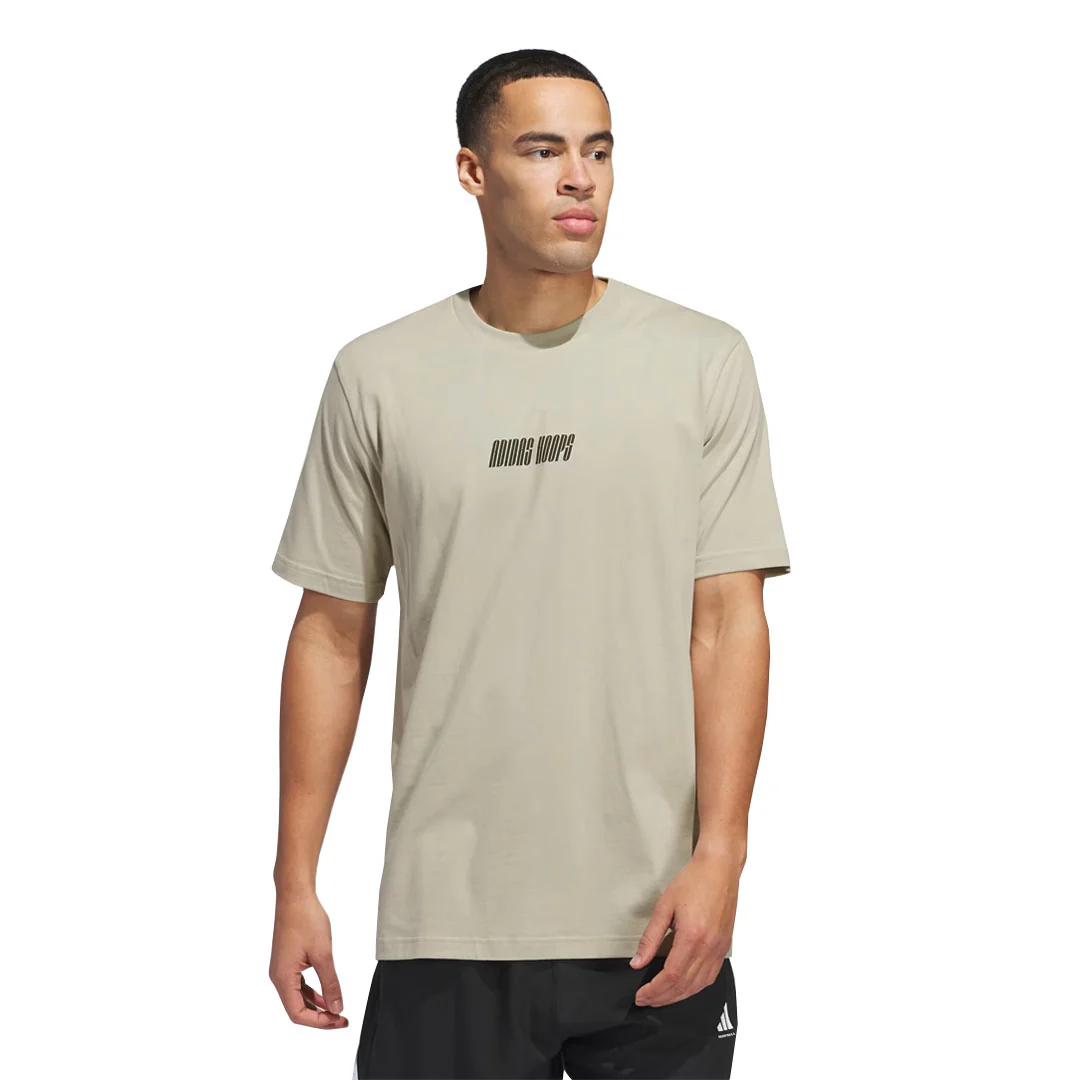 adidas - Men's adidas Hoops Graphic T-Shirt (JI7105) - Image 2